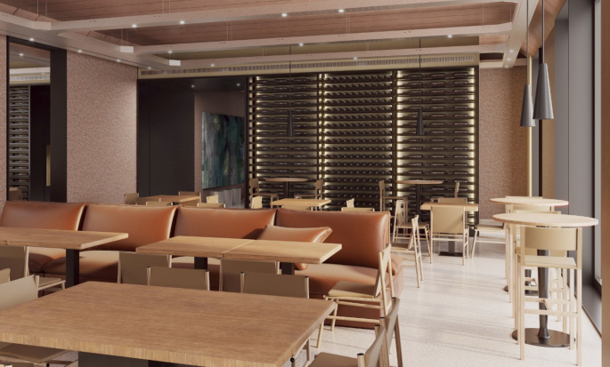 Restaurant dining area